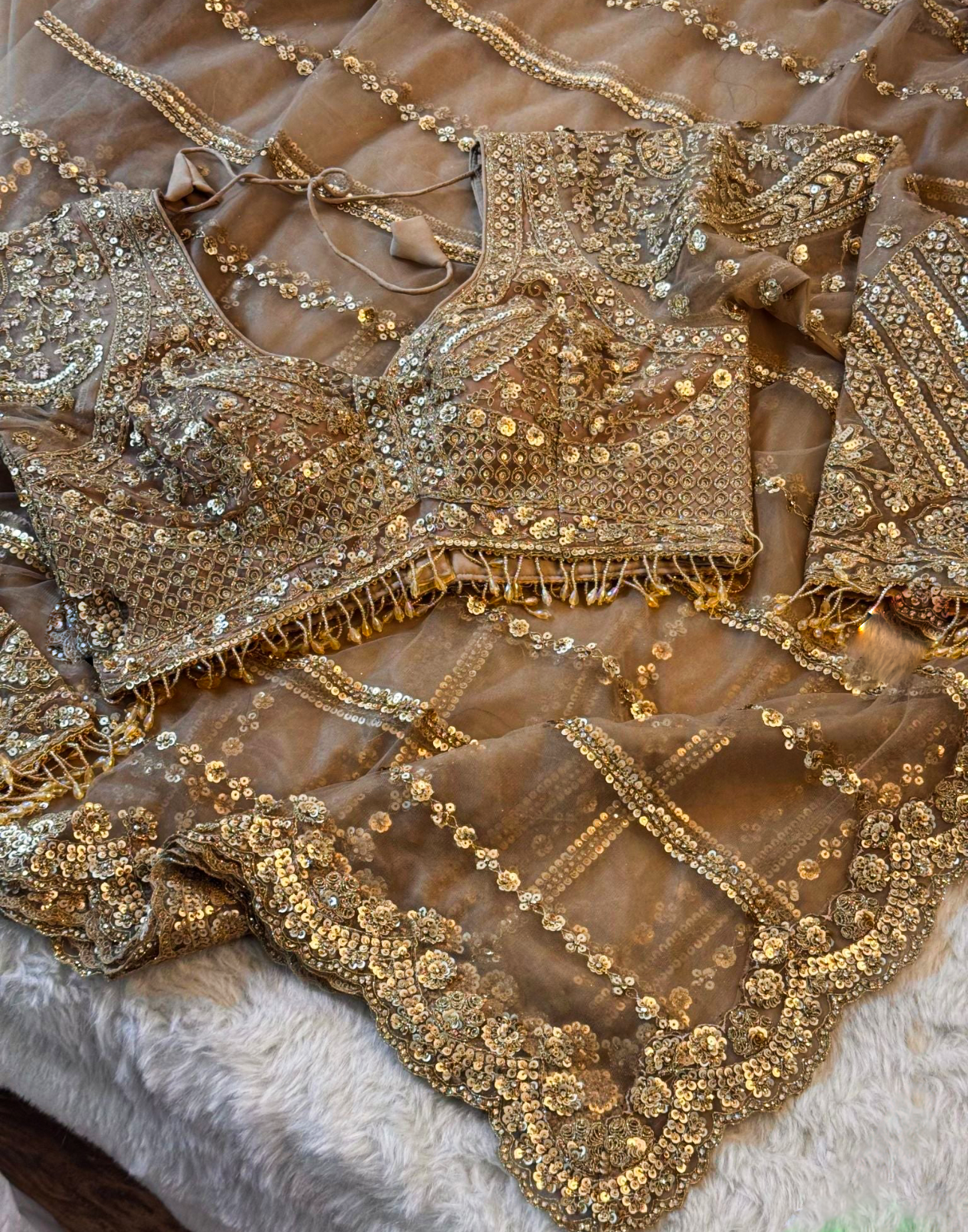 Burgundy Pearl Saree MA1640 | Luxury Saree Sri Lanka